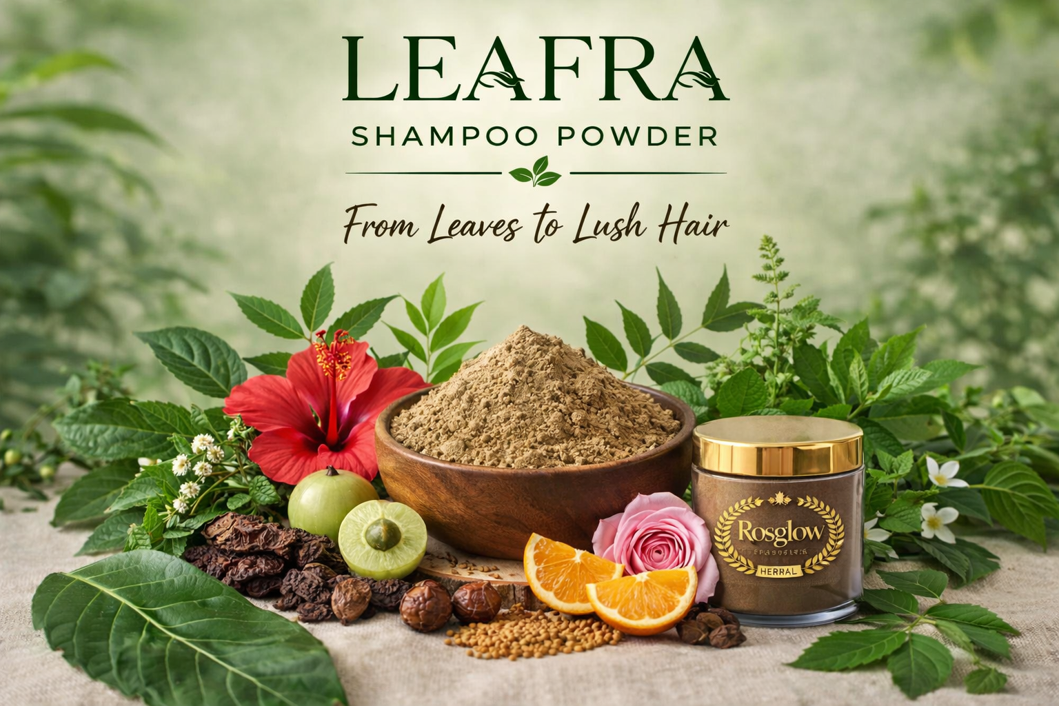 LEAFRA - Shampoo Powder